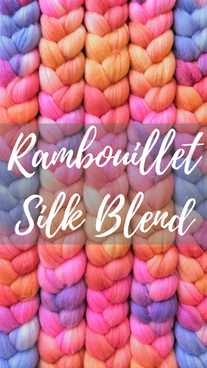 Rambouillet Silk Blend Fiber